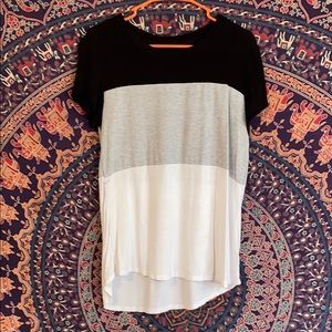 Maurices Multicolor Short Sleeve Shirt Casual